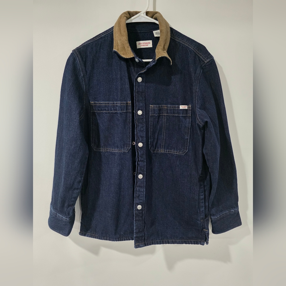 Levi's Denim Jacket with Tan Collar